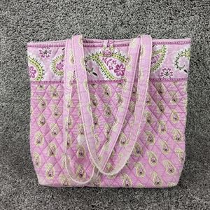 Vera Bradley Bermuda Pink Paisley Print Shoulder Tote Bag